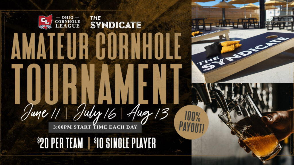 Amateur Cornhold Tournament June 11, July 16 and August 13